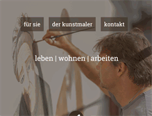 Tablet Screenshot of der-kunstmaler.eu